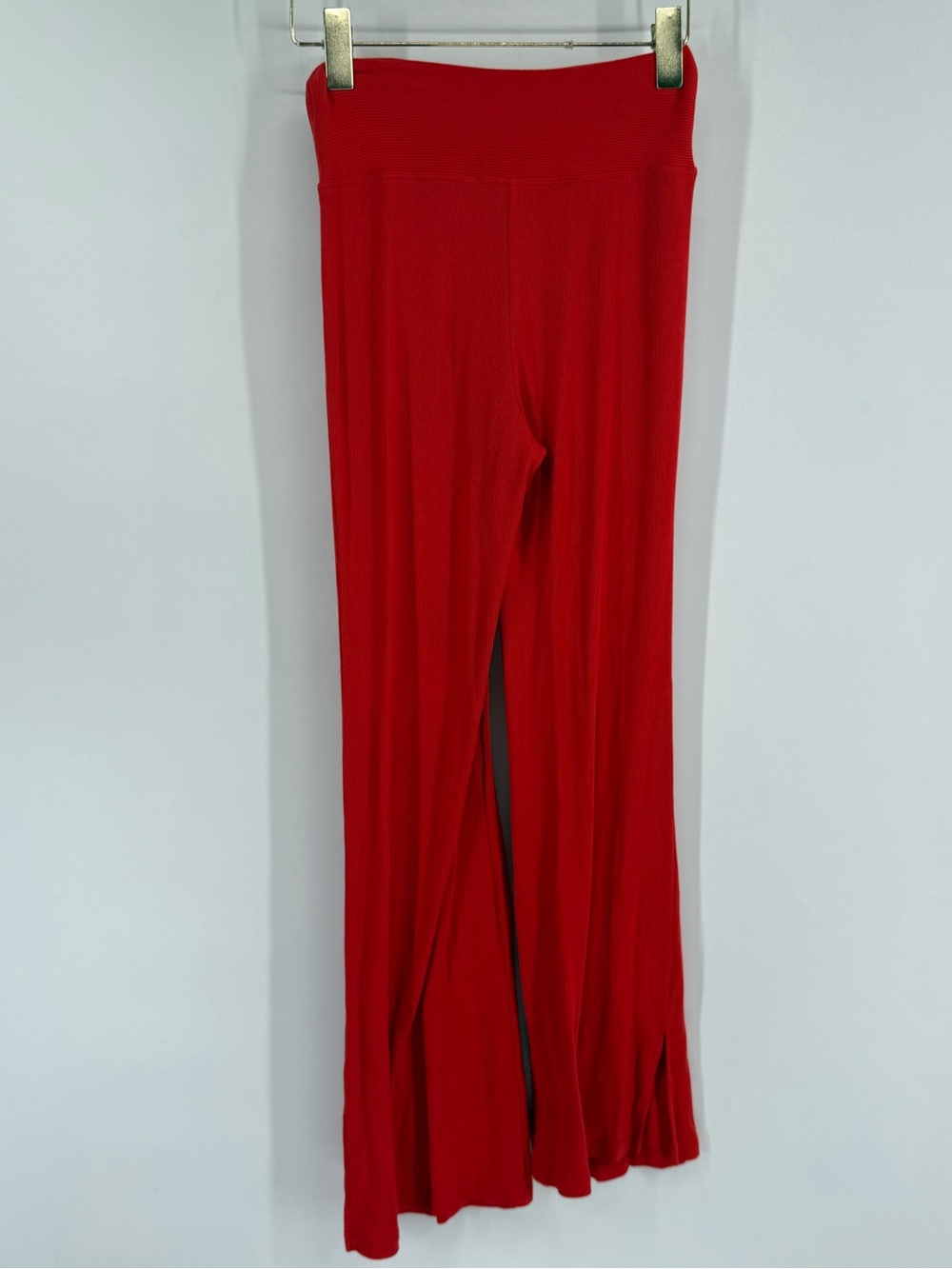Year of ours‎ bright red flared pant size xs